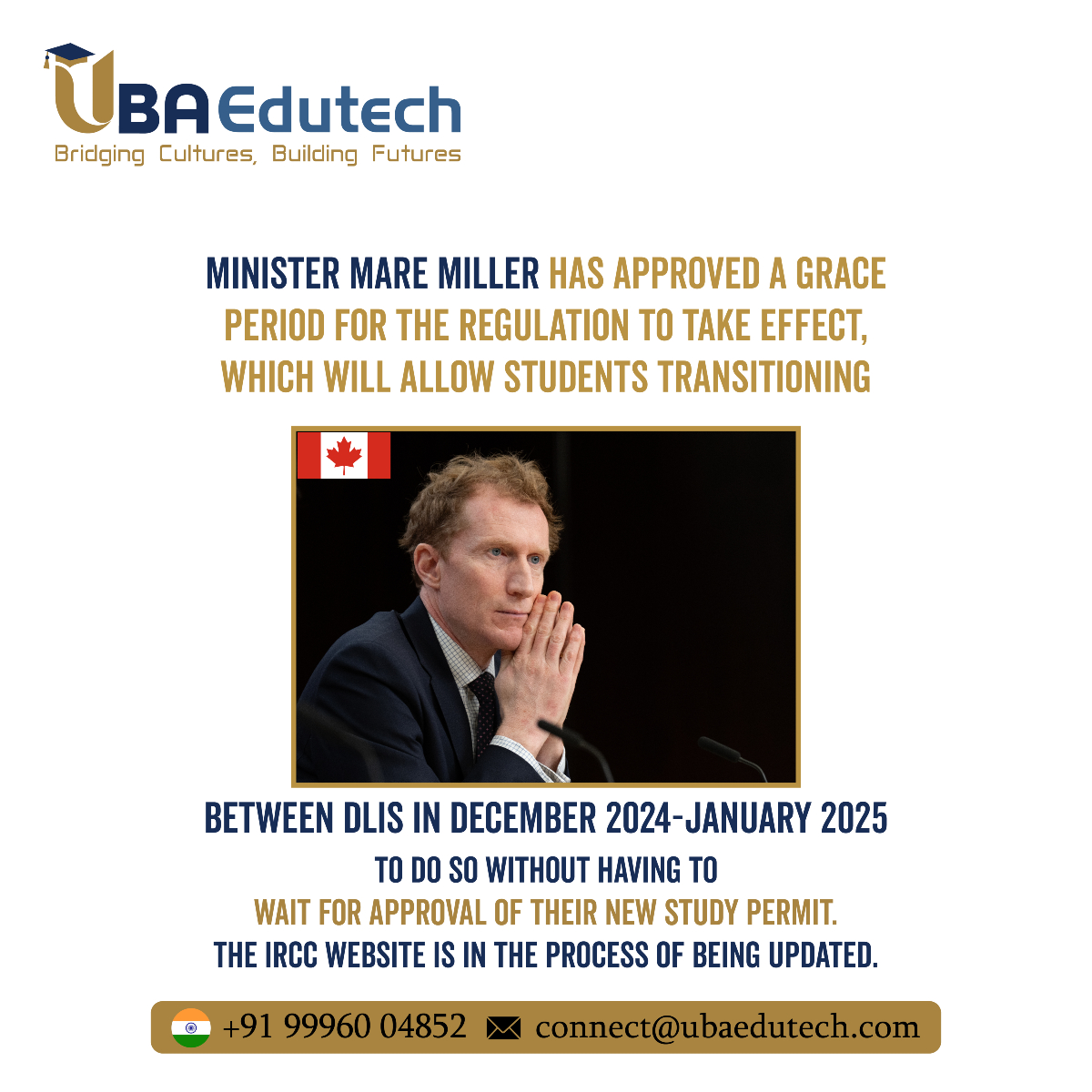 ubaedutech's tweet photo. 🎉 Great news for students! 🎓

DLI switch grace period extended to Jan 2025! 🚀

Perks:
- Easier transfers
- More flexibility

🏫 Schools &amp; 🤝 Stakeholders, let's enhance education.

💬 Share your thoughts! 🗨️👇

#StudentSuccess #EducationMatters #GracePeriod https://t.co/rI0H4AhV4h