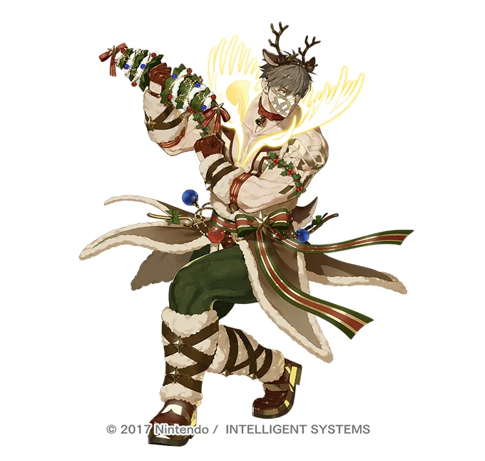 『ファイアーエムブレム ヒーローズ』「祝福されし肉体 エイクスルニル」のイラストを担当いたしました𝑴𝒆𝒓𝒓𝒚 𝑪𝒉𝒓𝒊𝒔𝒕𝒎𝒖𝒔𝒄𝒍𝒆#FEヒーローズ 