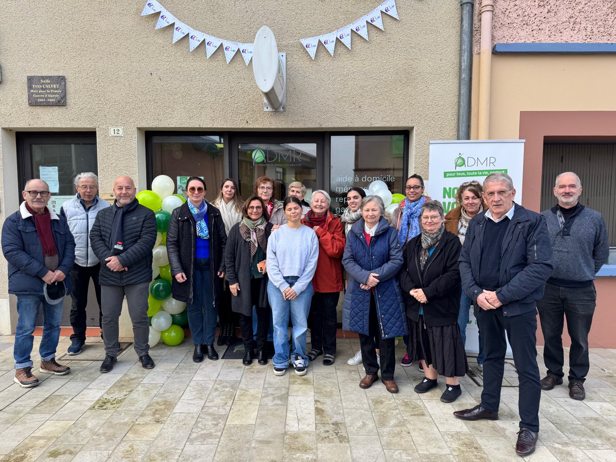 fedeADMR_82's tweet photo. {Anniversaire 60 ans de l’#ADMR d’Albias}🎂
Retour en image de la journée d’anniversaire de l’association avec sa Présidente, Mme BORI, les bénévoles, M. BLOCUS, RS et A. LAGARD, ATP en présence de la Maire, Mme MAGNANI, du Président, M. THIBAUT, et le Directeur @sdenardi https://t.co/agsii4yF18