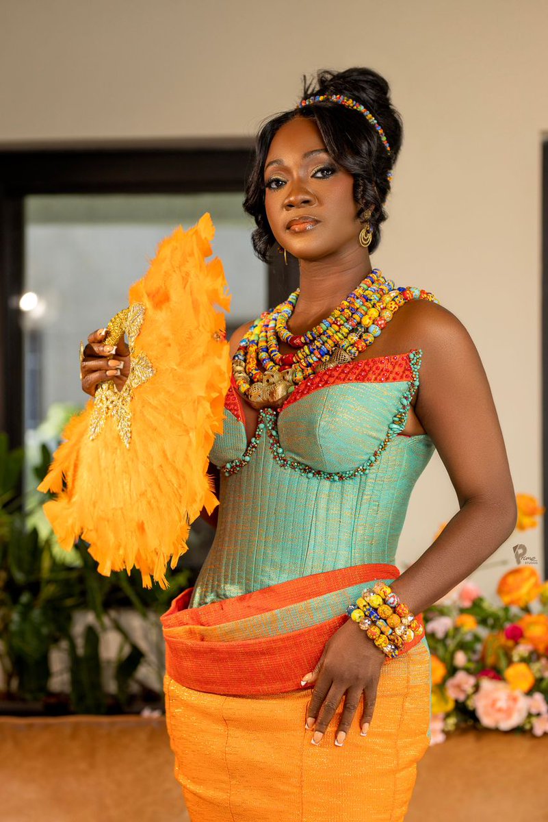 The Ga bride you didn't know you needed.😍😍😍

Our mission is to inspire future traditional brides to proudly embrace our heritage and be “Adorned in Tradition!” With AWARESO, we demonstrate the exquisite way that our local beaded jewelry perfectly complements modern kente
