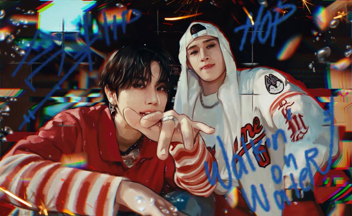 Walkin’ on Water 💦 <a href="/Stray_Kids/">Stray Kids</a> 

#스트레이키즈 #straykidsfanart #Straykids #BANGCHAN #방찬 #合 #HOP #SKZHOP_HIPTAPE #HAN #한 #WalkinOnWater