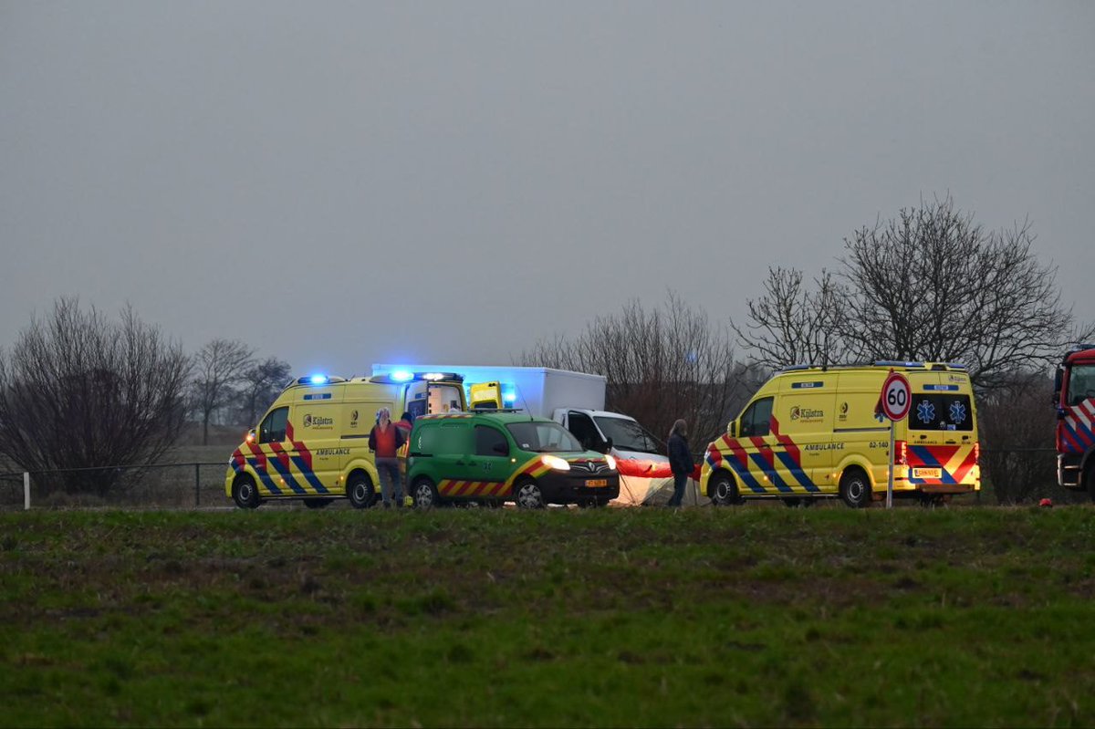 Ernstig ongeval op N393 bij Wijnaldum