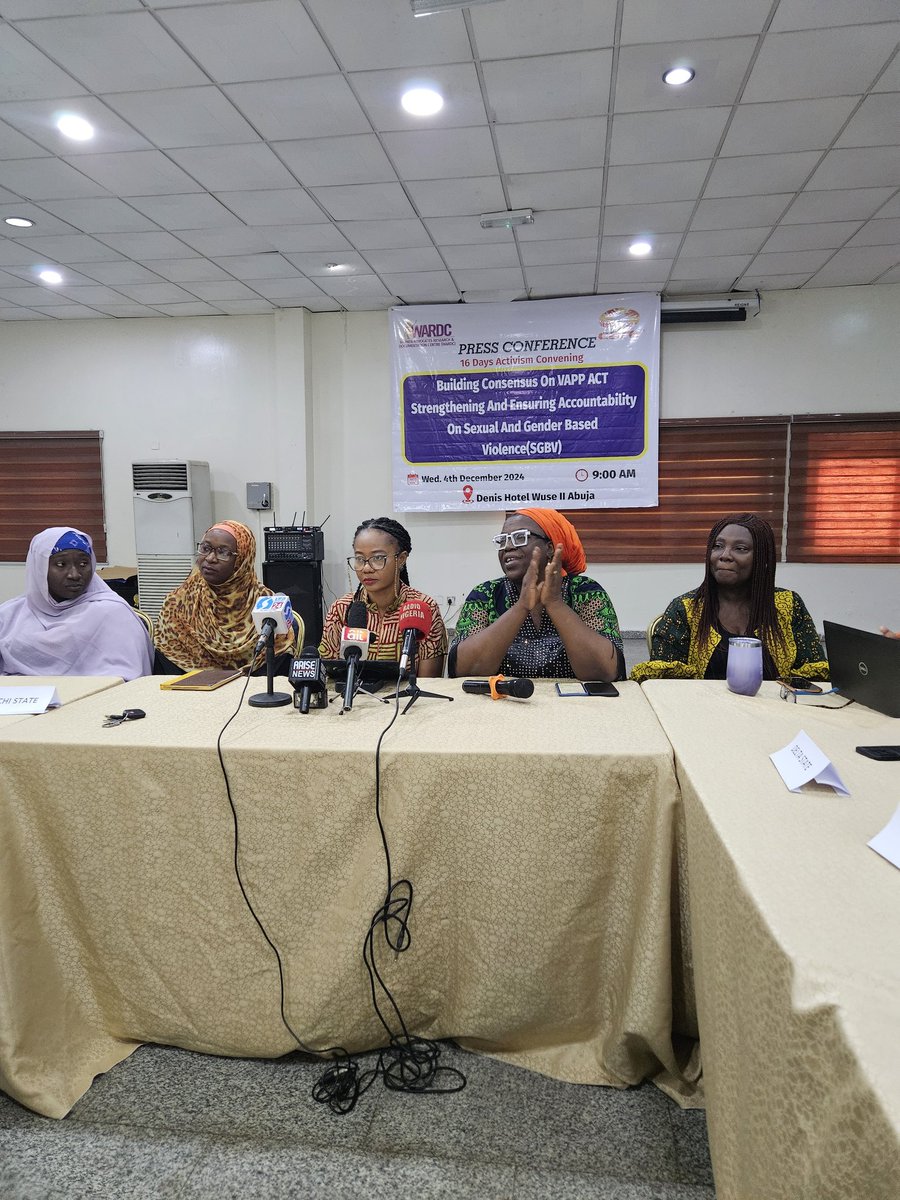 WARDC, WOPEGEE &amp; CARE International held a press conference on "Building Consensus on VAPP Act" to strengthen GBV prevention, funding, and accountability. Let's act for a violence-free society!