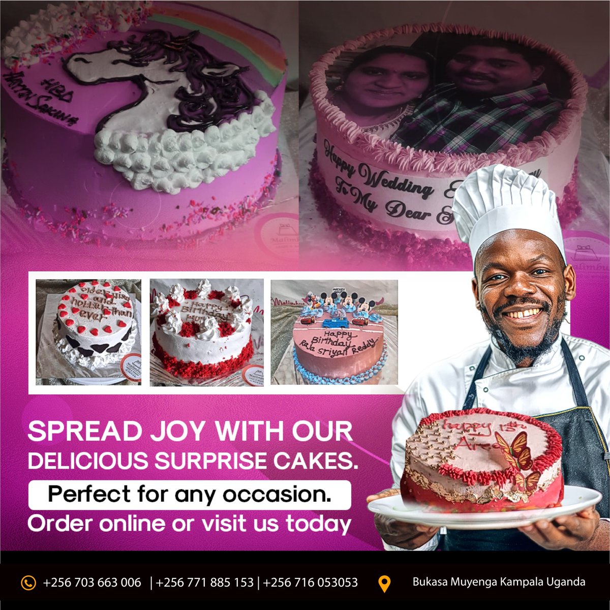 malimbusfoods's tweet photo. Layers of joy and deliciousness in every bite. Explore our cake collection today! WhatsApp : +256 716 053053
Order : +256703663006
#cakes #sweets #malimbus #bakeryinkampala https://t.co/Ih6komfiun