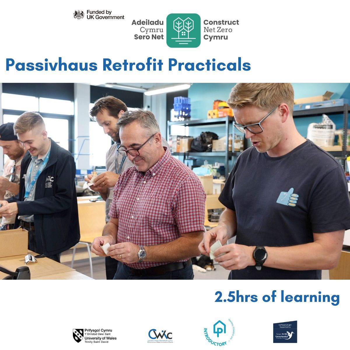 🌟Working in Carmarthenshire and want a deep dive into retrofit building performance technology?

Our fully-funded practical short sessions of 2.5hrs each, will cover airtightness, ventilation and insulation plus other topics.

Book a place via: cwic.wales/enhanced-retro…