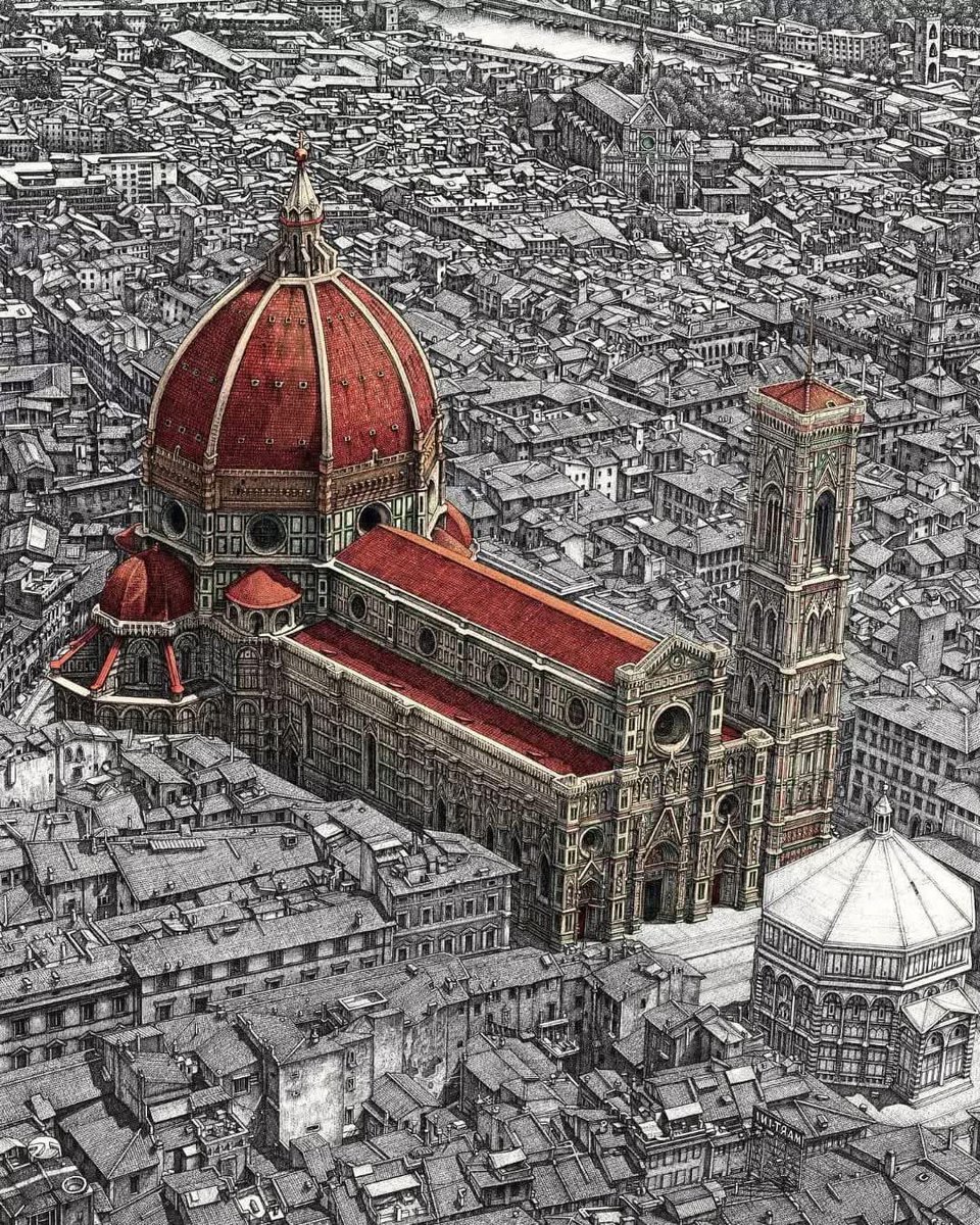 gomezdetejada's tweet photo. Catedral de Santa Maria del Fiore en Florencia. https://t.co/AKRNgbRBbv