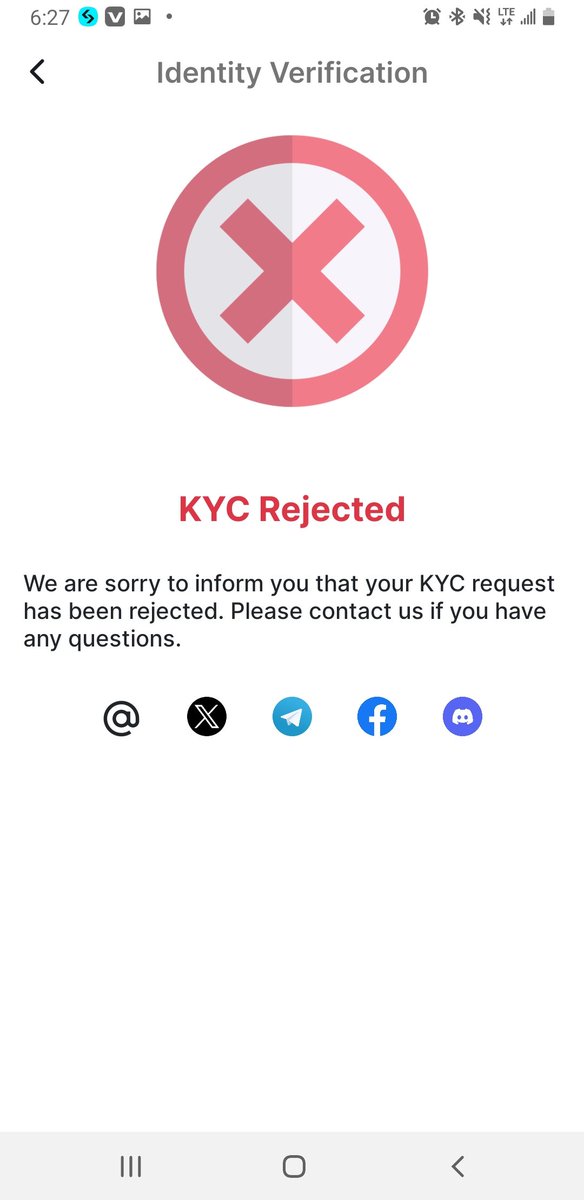 salman_jamiu's tweet photo. @kommunitasnet @AZCoiner Why my KYC keep rejected? https://t.co/SNYm8ZpUi0