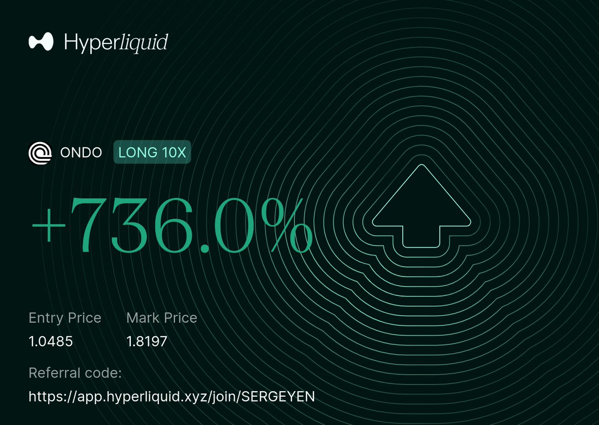 sergeyen777's tweet photo. $ondo

Vault:
https://t.co/ymWUse4vxs

#trendfollowing https://t.co/7LZod8svhw