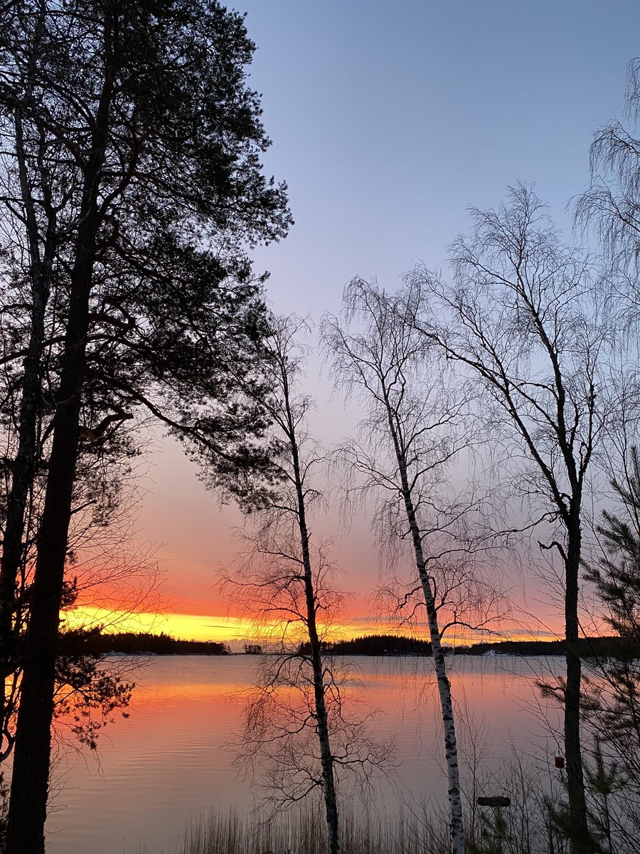 Luonto maalasi taulun. 🥹
#etätyö #Kaakonkulma
#aamurusko
