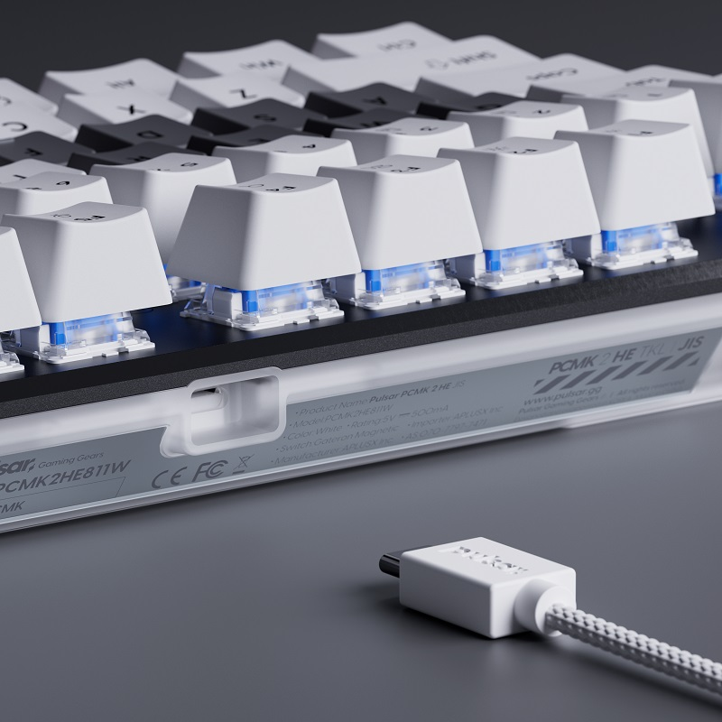 Tsukumo_netshop's tweet image. 【新製品】
#Pulsar Gaming Gears
「PCMK 2 HE TKL JIS White」

磁気スイッチ搭載
ラピッドトリガー対応
8Kポーリングレート
日本語配列テンキーレス

shop.tsukumo.co.jp/goods/88097735…
#ツクモ