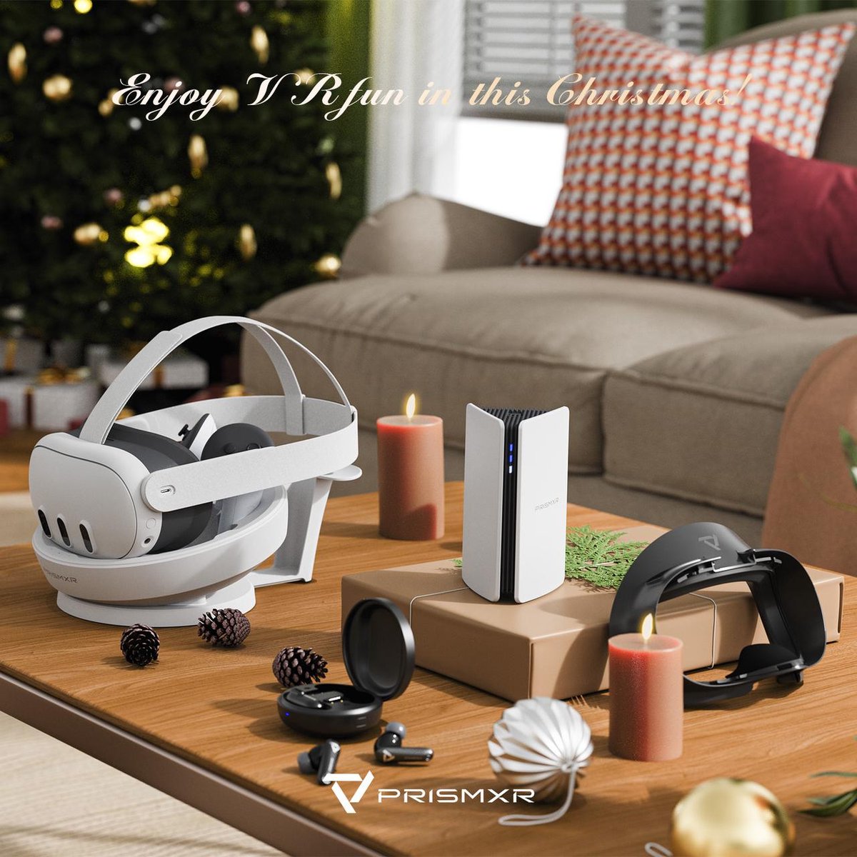 📌 What’s Under the Mistletoe🎄—Perfect Christmas Shopping Awaits

🎄 Make Your VR Dreams Come True This Holiday Season
✅ Diverse gear for every need: earbuds, charging docks, wireless routers

✨ Shop now amazon.com/stores/PrismXR…

#Christmas #VRGaming #Quest3 #PrismXR