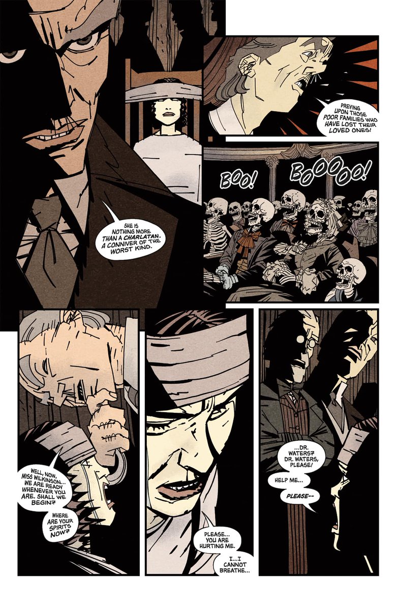 GulmaMauro's tweet photo. Raggiunge il numero 3 l'inquietante uscita per Dark Horse Comics di Séance in the asylum.
Tutto questo dalle terrificanti menti e mani di:
Storia by Clay McLeod Chapman
Chine by Leonardo Marcello Grassi
Colori by (bye) me
 Grazie al tostissimo Antonio Solinas @aranciastudio https://t.co/mqyN6QGjZw