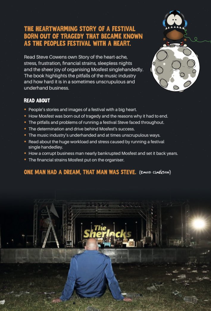 MosFest - Sheffield (@mmfestivalm) on Twitter photo Mosfest. The Book.
Announcement on Mosfest 2025 the official book launch coming real soon.
Mosfest was your festival so send your stories, laughs, photos & memories to me via messenger or email mmfestival@rocketmail.com
๐ธ front cover: Kev Wells
๐ธ back cover: Glen Ashley Mosfest. The Book.
Announcement on Mosfest 2025 the official book launch coming real soon.
Mosfest was your festival so send your stories, laughs, photos & memories to me via messenger or email mmfestival@rocketmail.com
๐ธ front cover: Kev Wells
๐ธ back cover: Glen Ashley