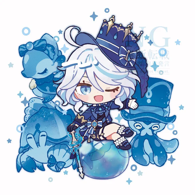 #今年も残りわずかなので今年一番伸びた絵を貼るフリーナちゃん! 