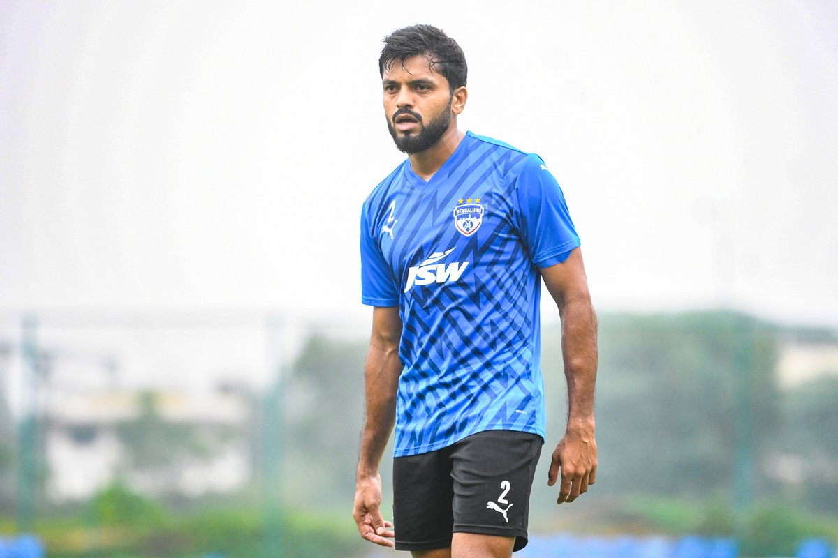 bengalurufc's tweet photo. Rahul Bheke has played every minute of every #ISL game for the Blues this season. 🪨

#WeAreBFC #BFCFCG.  . https://t.co/nzjzx9oMjf