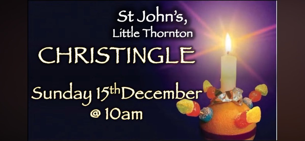 StJohnThornton's tweet photo. Join us this Christmas at St John’s, Little Thornton. Starting with Christingle this Sunday. https://t.co/IO5k4uUTEO