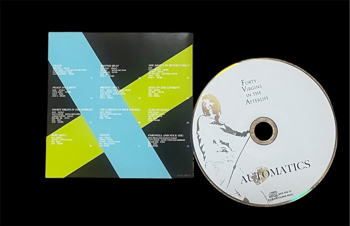 charge_rock's tweet photo. 無くしたCDが買えた
FORTY VIRGINS IN THE AFTERLIFE /
AUTOMATICS
通算3枚目のアルバム
ライナーは FIRE STARTERのFIFIさん
#AUTOMATICS https://t.co/Ble0yd46if
