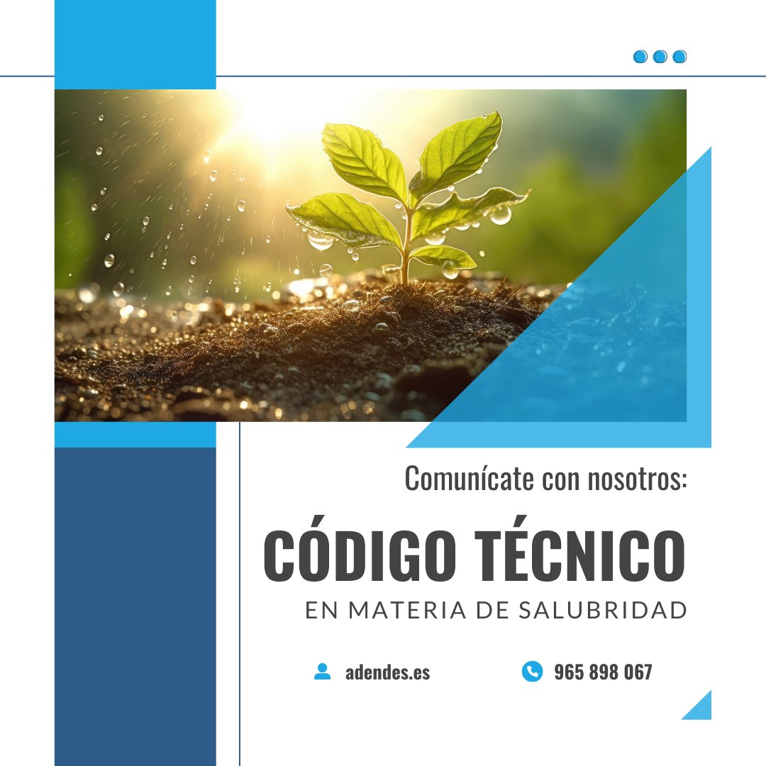 Adendes_Consult's tweet photo. 🔧 En Adendes Consulting garantizamos el cumplimiento del CTE en salubridad: humedad, residuos, calidad del aire, suministro y evacuación de agua, y protección frente al radón. 

📞 965 898 067 ✉️ info@adendes.es 

🌟 Calidad y seguridad en cada detalle. 

#cte #salubridad https://t.co/sE3PGLlZQj