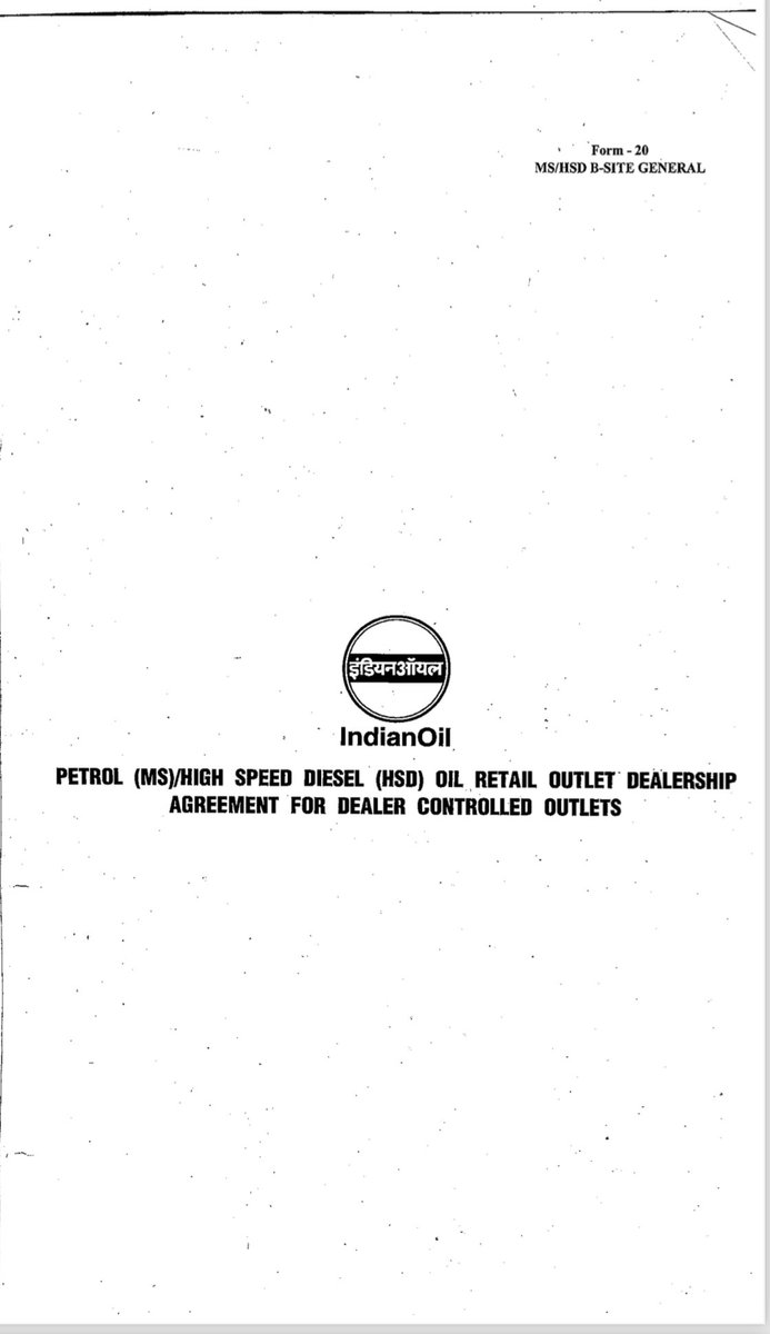 HemantSirohi1's tweet photo. @ChairmanIOCL @IndianOilcl Since 2017, the LFR formula under Dealership Agreement Clause 8(e) remains a mystery. The clause mandates:

“The Corporation shall, however, advise the Dealer the basis or formula for the recovery of such license fee.”

Despite repeated hikes, no basis/formula has been shared, violating agreed terms. It’s time to ensure transparency and honor fiduciary responsibilities.

Cc: @HardeepSPuri @TheSureshGopi @Secretary_MoPNG @PetroleumMin @BPCLimited @HPCL