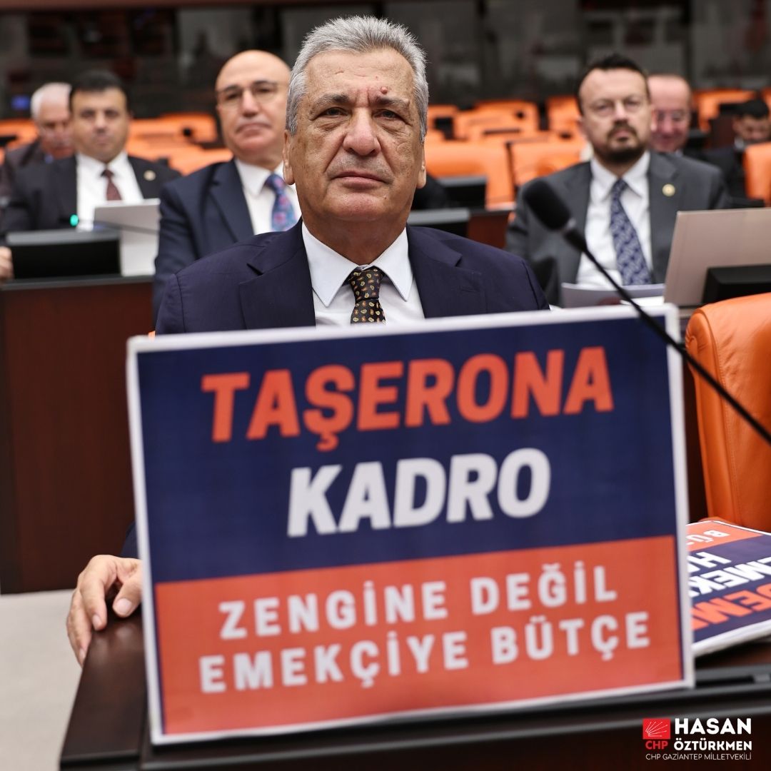 Bugün 2025 Yılı Merkezi Yönetim Bütçe Kanunu Teklifi görüşmelerinin beşinci günü...

Cumhurbaşkanı Erdoğan, 2017 yılında kadro sözü verdi. MHP, seçim öncesi taşeron işçilere kadro sözü verdi.

Her seçim sonrası olduğu gibi, sözlerini unuttular.

Kamuda taşeron çalıştırma modern