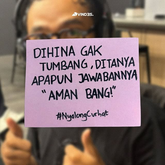 Sedih gak sedih pokoknya semua AMAN BANG!