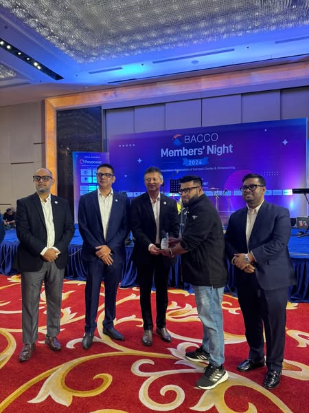 callpointltd's tweet photo. Call Point had a fantastic time at BACCO Members' Night 2024, celebrating innovation and BPO growth. Here’s to stronger partnerships and a brighter 2024! 🚀🎉#callpointbusinesssolutions hashtag#BPOInnovation hashtag#strongertogether https://t.co/LCfBdxQ99a