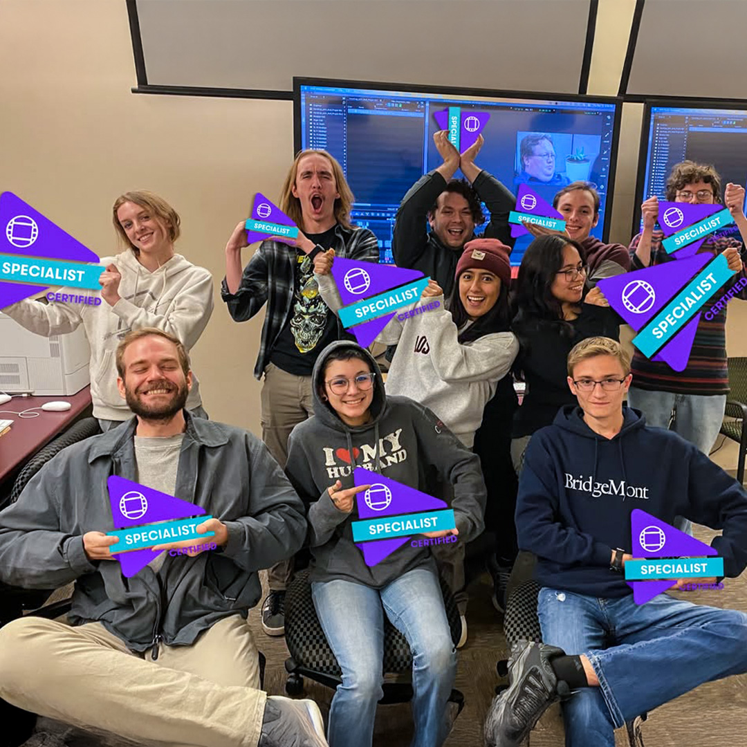 Avid's tweet photo. Congrats to all Pellissippi State VPT students who received their @MediaComposer Specialist Certification! 👏 The Avid Certification Program validates skills with credentials &amp; digital badges, boosting audio &amp; video production careers. 

▶️ https://t.co/GfTEBywJxZ

#avidcertified https://t.co/udiJpT1yLt