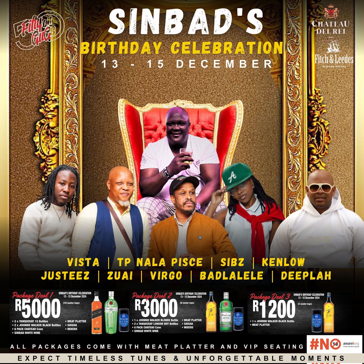 SATURDAY Celebrating Grootman Sindile Birthday - owner of 50onGugs 👌📍

TP NALA PISCE AmaGrootman 🔑