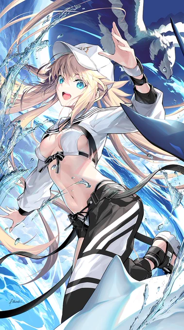 今年一番伸びた絵は、コレだ!と思ったのに、数字的には僅差でシエルさん絵に負けてた体感では、このバサトリアさん絵が一番反響が良かったのに・・何か敗北感 