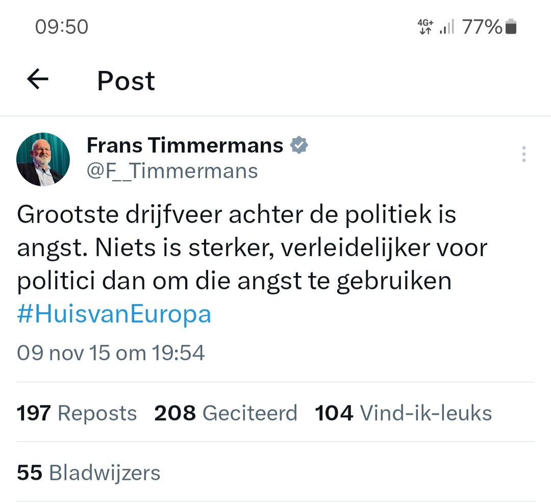 <a href="/jndkgrf/">Jan Dijkgraaf</a> <a href="/HarryPater62/">Harry Pater</a> En wat onze grote linkse leider in 2015 al zei.