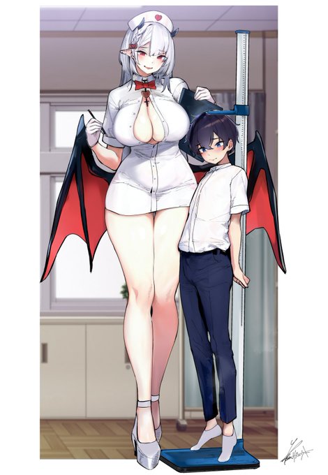 「ちっちゃくてかわいい～♡」
いや…そ、そんなことよりお姉さんがでっか…… 