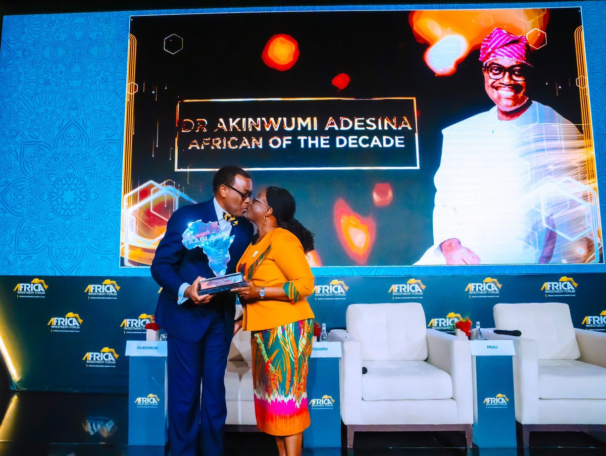 I am humbled to be named African of the Decade. I did not get here alone. I dedicate the award to my lovely wife, Grace Yemisi. Thank you for your decades of incredible support, selflessness, sacrifices, wise counsel and prayers. You are my role model and you inspire me. 💕💕