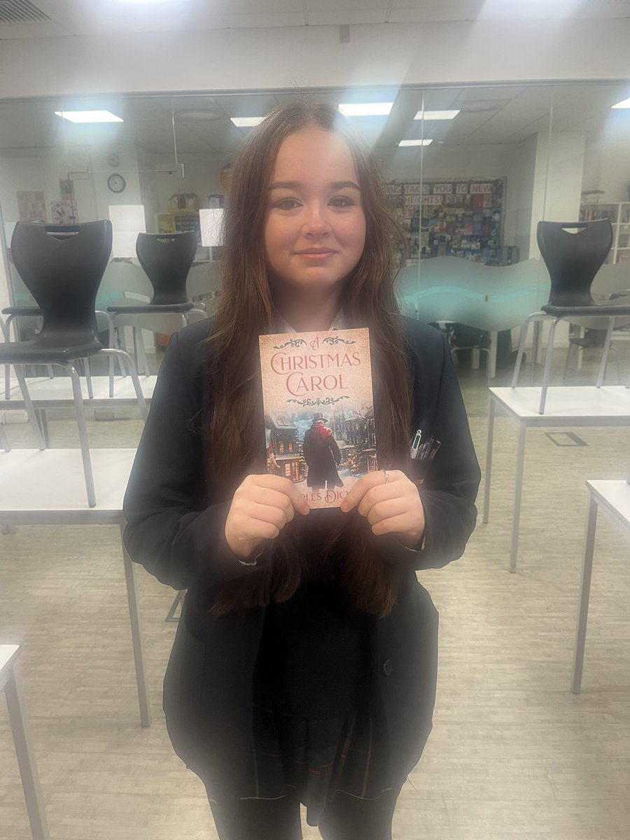 BTHCC_Library's tweet photo. Congratulations to Lola in Year 9 who is today’s Book Advent Winner!! 📕📚🎄❤️ https://t.co/CUD4KJIj1f