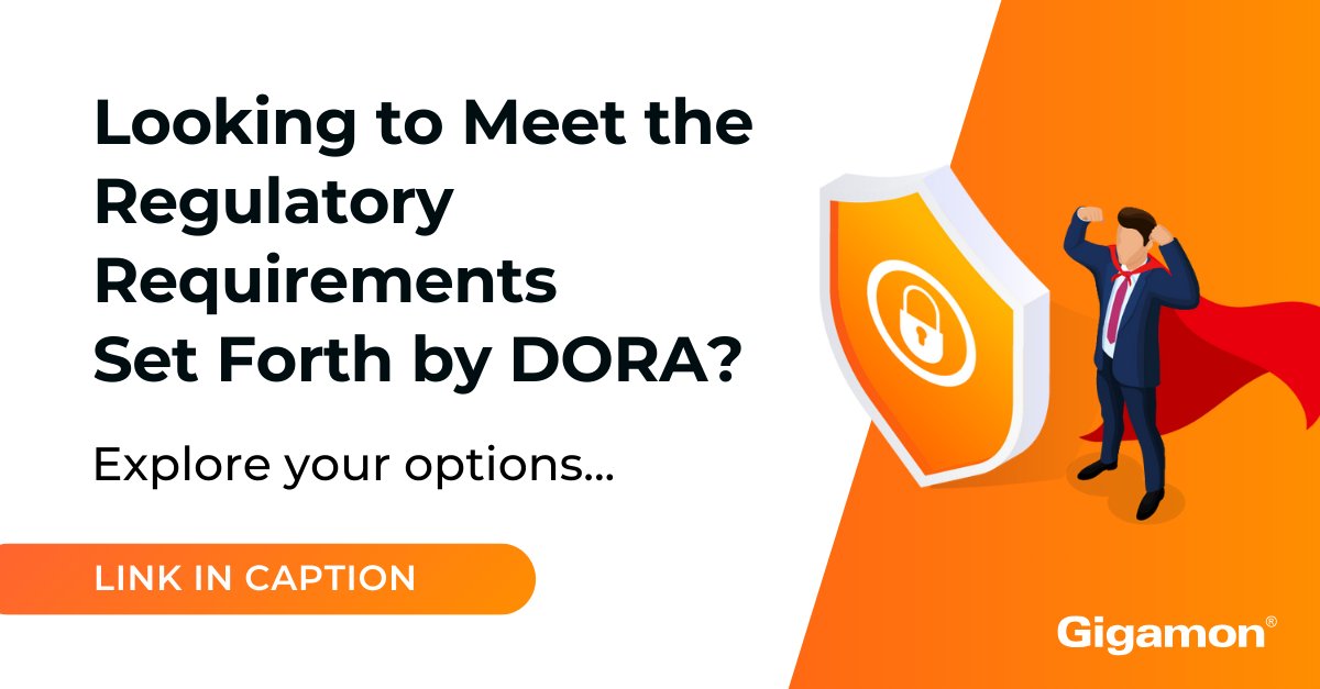 Compliance is in the detail! This playbook shows how the Gigamon Deep Observability Pipeline aligns with and supports the core requirements of #DORA. Ready to take your operational resilience to the next level? 📈 ow.ly/c4eU30sIEnt