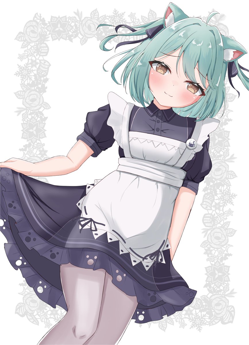 潤羽るしあ 「最近よくASMRのお世話になってる儚依ねこさん 良き音なので是非 #儚い絵」|ぬまみずきのイラスト