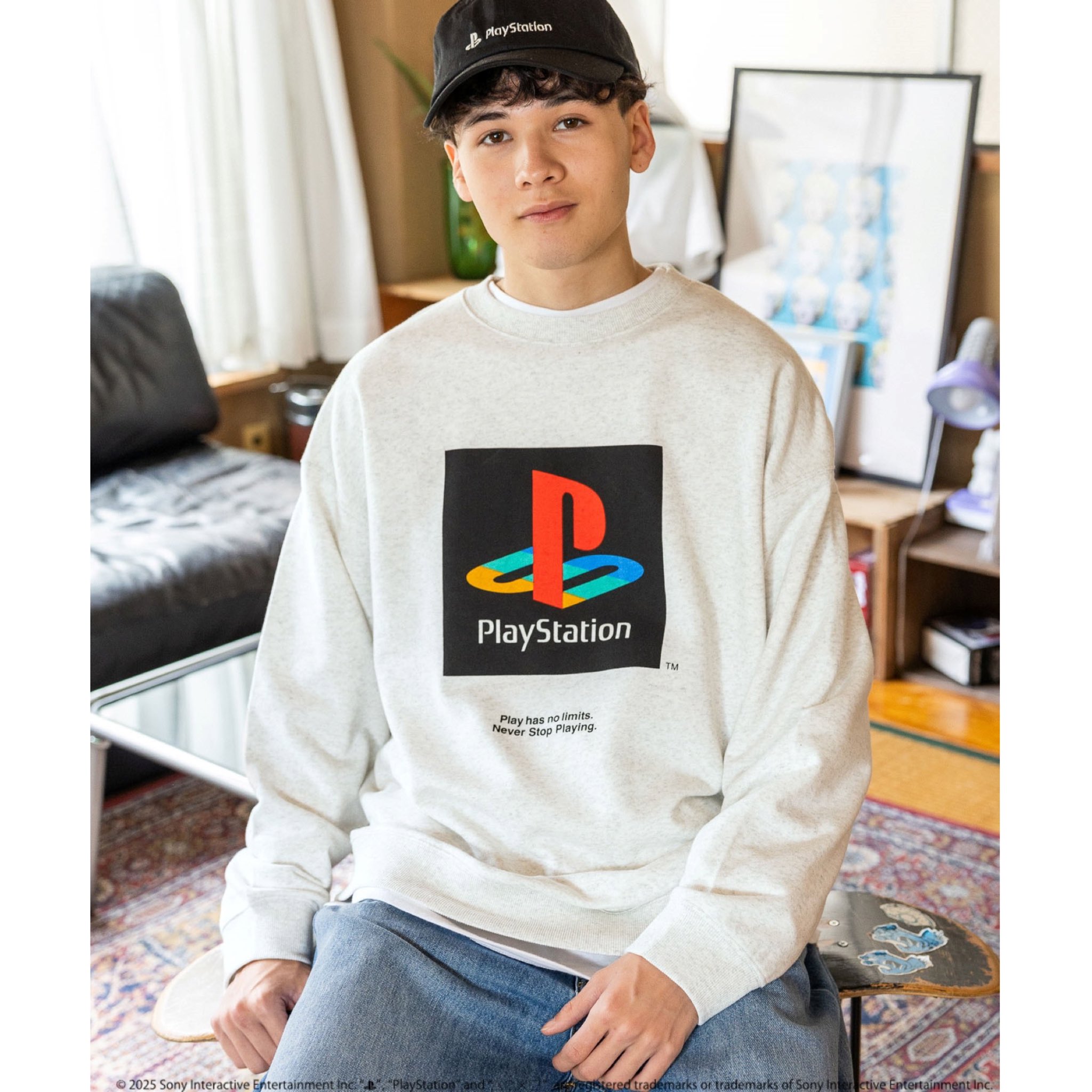 niko and ニコアンド ドライタッチ メッシュ ポロ ニット L