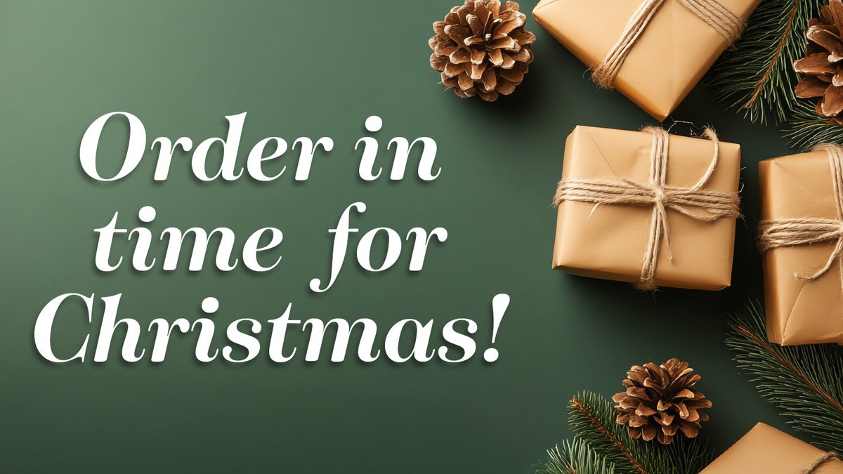 🎄 Order in time for Christmas! 📦 View our last posting dates here: l8r.it/H9Q6