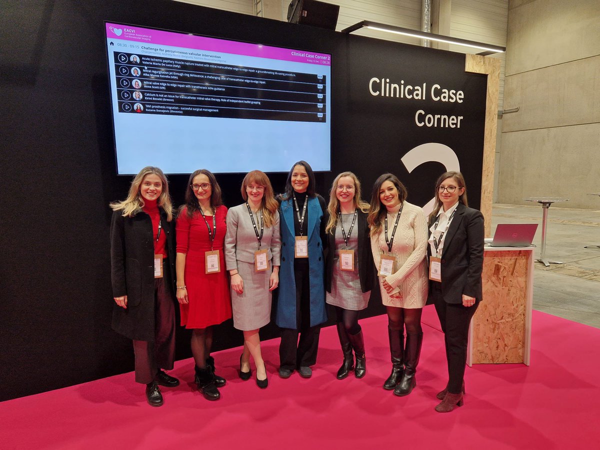 Andreea Motoc (@motocandreea) on Twitter photo 🔥 Great early morning session today at #EuroEcho2024 on challenges in percutaneous valve interventions 🫀#echofirst, always think #3D and #yesCCT when needed. <a href="/TomazP3/">Tomaz Podlesnikar</a> <a href="/Cosyns/">Cosyns Bernard</a> <a href="/DroogmansSteven/">Steven Droogmans</a> <a href="/LuchianLuiza/">Maria Luiza Luchian</a> <a href="/HartVaatziekten/">Centrum Hart- en Vaatziekten</a> <a href="/EACVIPresident/">EACVI President</a> 🔥 Great early morning session today at #EuroEcho2024 on challenges in percutaneous valve interventions 🫀#echofirst, always think #3D and #yesCCT when needed. <a href="/TomazP3/">Tomaz Podlesnikar</a> <a href="/Cosyns/">Cosyns Bernard</a> <a href="/DroogmansSteven/">Steven Droogmans</a> <a href="/LuchianLuiza/">Maria Luiza Luchian</a> <a href="/HartVaatziekten/">Centrum Hart- en Vaatziekten</a> <a href="/EACVIPresident/">EACVI President</a>