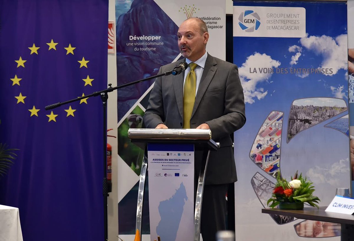 Roland Kobia (@rolandkobia) on Twitter photo Congrats to private sector of #Madagascar & <a href="/GemMadagascar/">GEM-Groupement des Entreprises de Madagascar</a> for adoption of strategy for development !
Proudly supported by #EU.
Thanks to Ministers of Industry Ralambofiringa & Foreign Affairs <a href="/rafaravavitafi1/">Rasata Rafaravavitafika PhD</a> for supporting the initiative. 🇲🇬🤝🇪🇺
#TeamEurope <a href="/UE_Madagascar/">UE à Madagascar & aux Comores</a> Congrats to private sector of #Madagascar & <a href="/GemMadagascar/">GEM-Groupement des Entreprises de Madagascar</a> for adoption of strategy for development !
Proudly supported by #EU.
Thanks to Ministers of Industry Ralambofiringa & Foreign Affairs <a href="/rafaravavitafi1/">Rasata Rafaravavitafika PhD</a> for supporting the initiative. 🇲🇬🤝🇪🇺
#TeamEurope <a href="/UE_Madagascar/">UE à Madagascar & aux Comores</a>