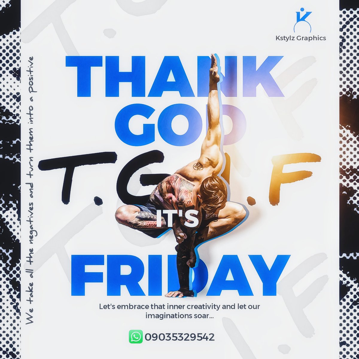 Kstylzgraphics's tweet photo. Been a while though😁
Hope this brightens your day🙏💯✨
#Creative #DesignsByMe #GraphicDesigner https://t.co/qKLkyP3QCz