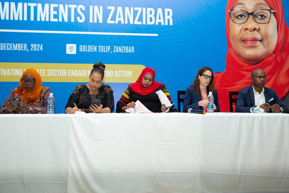 GenEqualityTZ's tweet photo. Building on this momentum, we are encouraged that businesses from different sectors in Zanzibar will seize the opportunities how they can actively collaborate in Developing gender-responsive benchmarks and roadmaps for inclusive leadership. https://t.co/3SRdCzNNiU