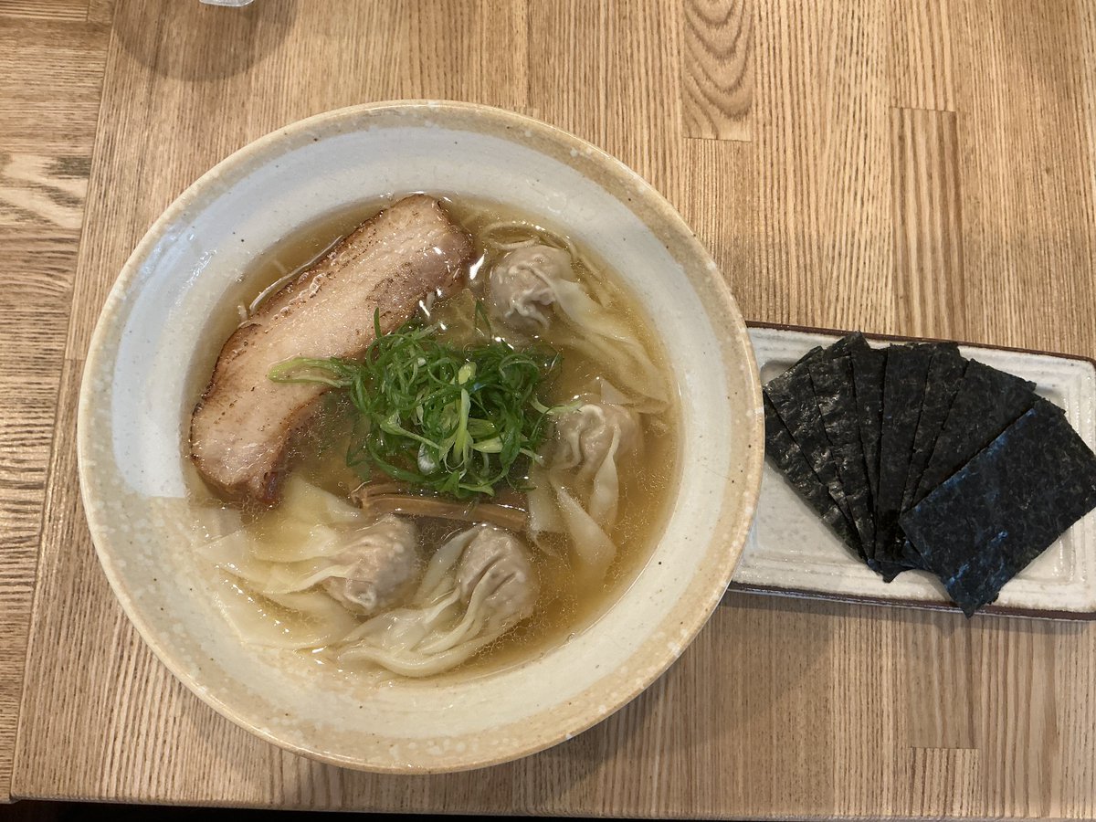 _fromage's tweet photo. 東京都江東区　DURAMENTEI
肉ワンタン麺白、のり
20241006

#ふろまごはん https://t.co/kaXCLz1jgu