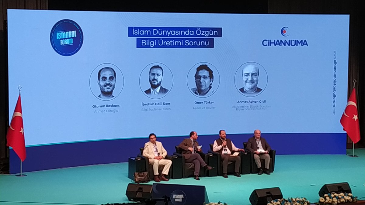 IleriUzeyir's tweet photo. Bilgi, İrade, Düzen.
Ümmet adına hayırlı neticelere vesile olsun İnşaAllah... 
#istanbulforum
@Cihannumader https://t.co/7AqEikbGET