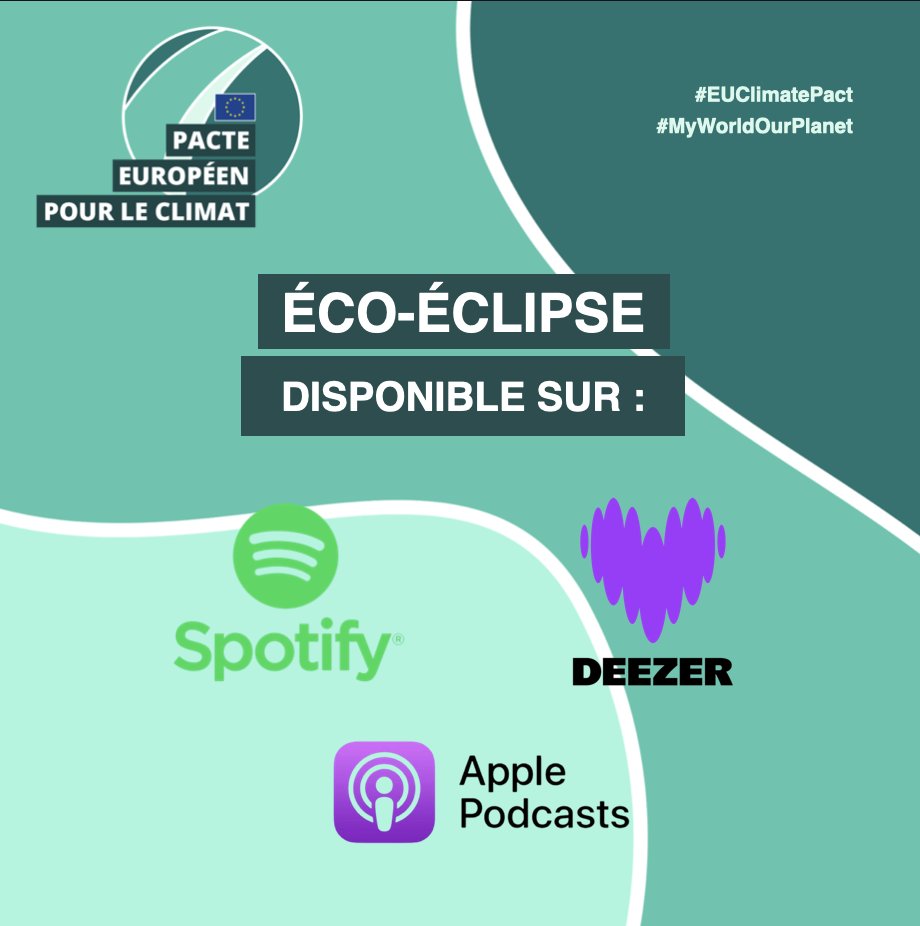PROJET AMBASSADEUR 🇫🇷

Léa Roethinger a récemment créé Éco-Éclipse, un podcast 🎙️qui met en avant de nouveaux récits permettant de renouveler nos représentations collectives 🌍

À écouter sans modération sur :
🟢 Spotify
🟣 Deezer
🎧Apple Podcast

#myworldourplanet #euclimatepact