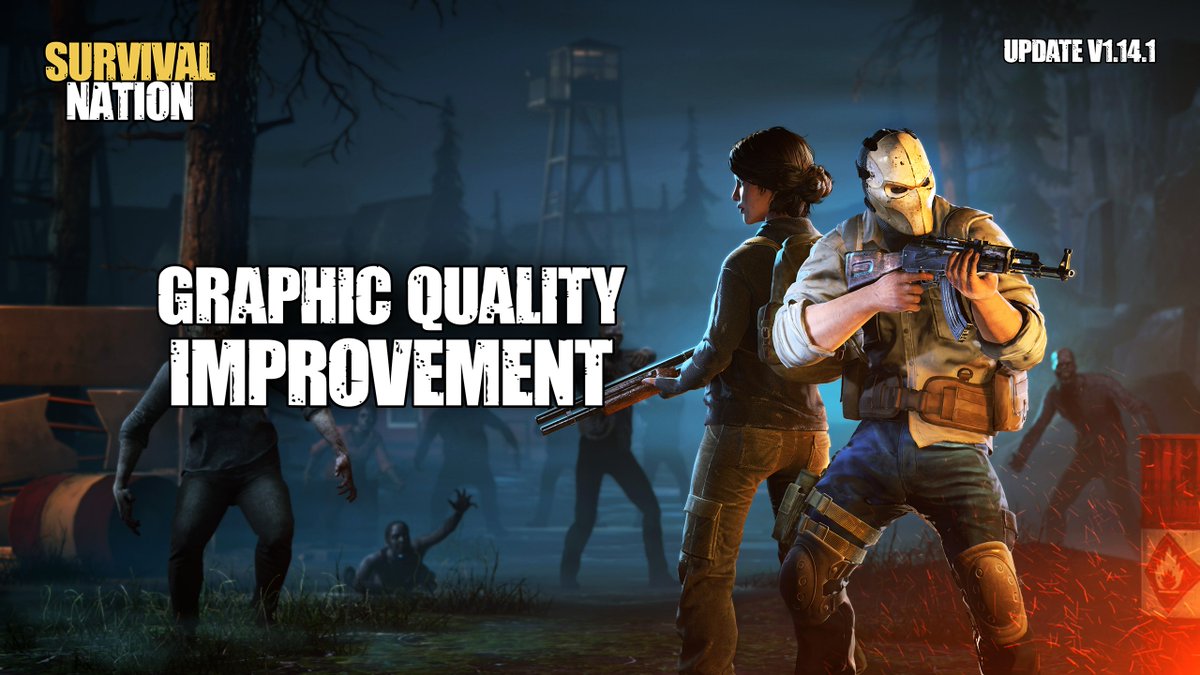 Hello Survivors!🧟
The new update with graphic quality improvement is now available to download. 

See what's new:
🔸Improved game graphics
🔸RAM optimization
🔸Minor bug fixes and improvements

#vr #vrnews #steamvr #metaquest