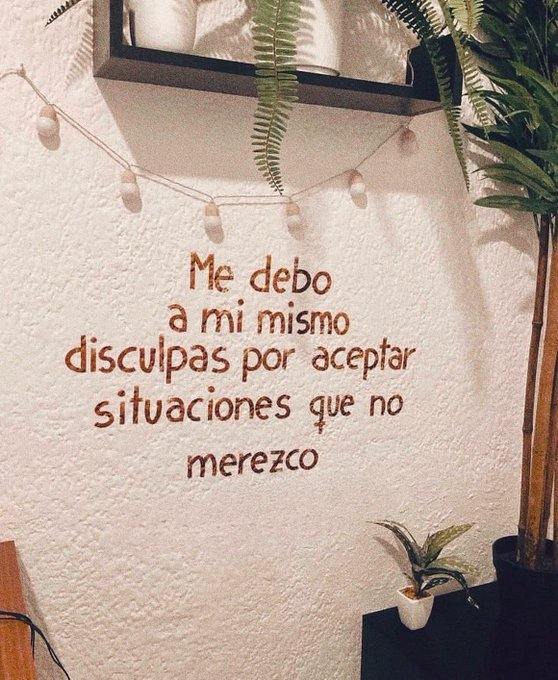 disculpas a mí mismo