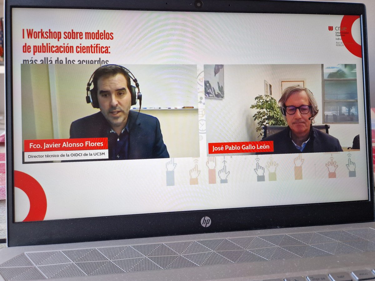 #EstáPasando I Workshop sobre modelos de publicación científica: más allá de los acuerdos transformativos, ahora mismo en directo en el Canal YouTube de REBIUN <a href="/rebiun/">REBIUN</a> <a href="/CrueUniversidad/">Crue Universidades</a> 
youtube.com/@REBIUNCrue/st…