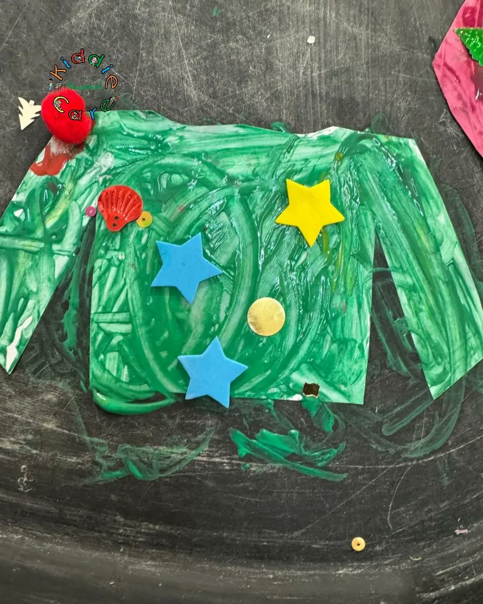 KiddieCareN's tweet photo. Festive flair at Tithebarn! 🎄✨ 
Our preschoolers got creative and had a blast designing their own Christmas jumpers. A fun and imaginative way to celebrate the season! 🎁👕 

🌐 https://t.co/rRFcGYo4BT 
#kiddiecare #sensoryplay #botwell #churchroad #childcare https://t.co/tZ7yLNBJnz