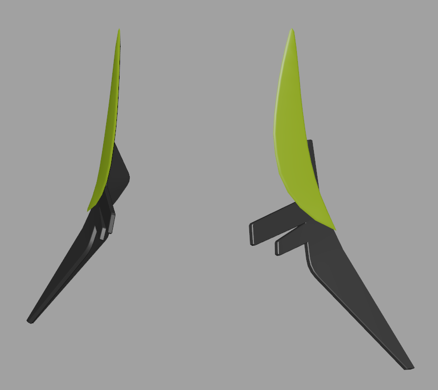 作画コスト削減のためにデュカリオンのアクセモデル作っておいた 