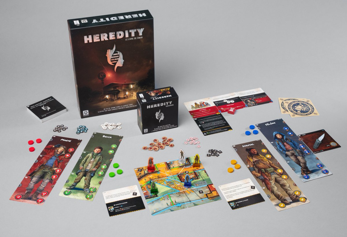 🥳 C'est le grand jour !
Retrouvez l'extension Souvenirs dans toutes vos boutiques 🤩

🎬 Pitch : 10 ans avant le Livre de Swan

🎲2 nouveaux chapitres (VI et VII) pour un total de 4 heures de jeu pleines de nouvelles surprises.